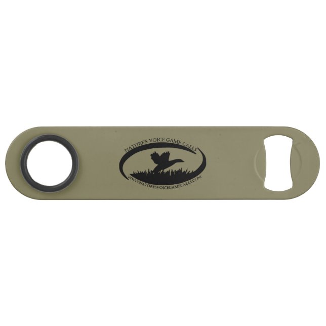 Nature's Voice Game Calls Waterfowl Logo Speed Bottle Opener (Front (Horizontal))