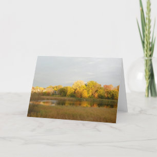 Nature's Widow Fall Colors Greeting Card