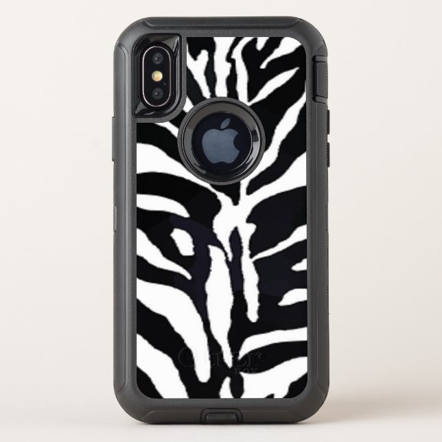 Natures Wild Animal ZEBRA Print Otterbox iPhone Case (Back)