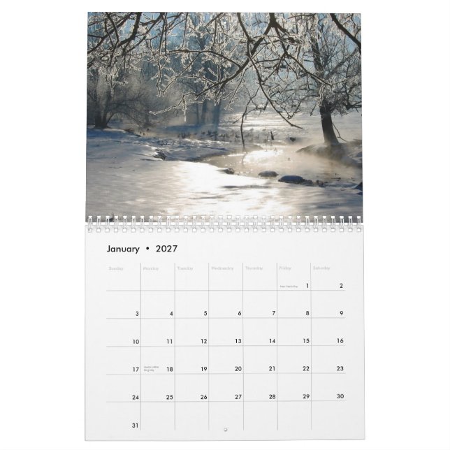 Nature's Wonder 2012 Calendar (Jan 2027)