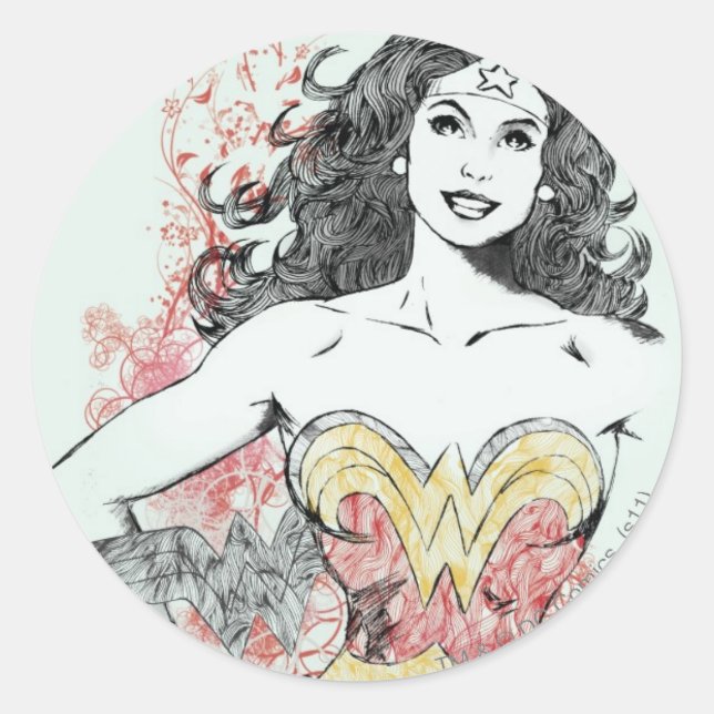 Naturess Design 3 Classic Round Sticker (Front)