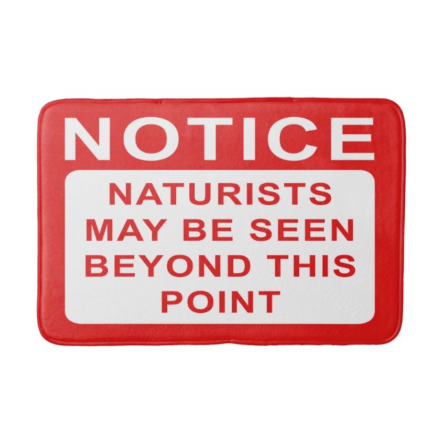 Naturist Bath Mat (Front)