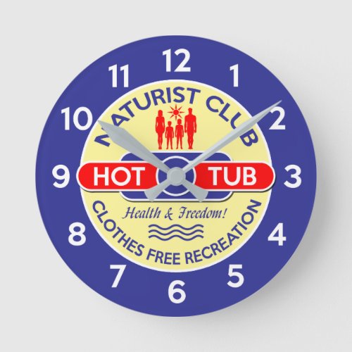 Naturist Club Hot Tub Clock