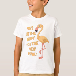 Naturist/Nudist, Buff Flamingo T-Shirt