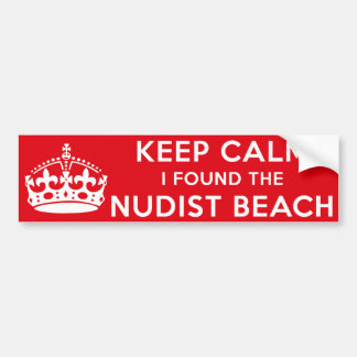 Naturist / Nudist Bumper Sticker