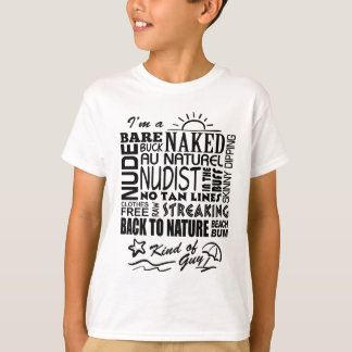 Naturist / Nudist Guys T-Shirt