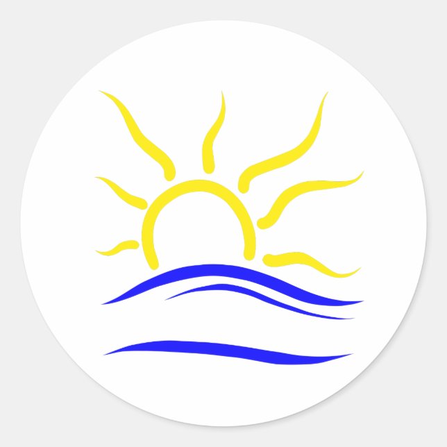 Naturist Symbol Sticker (Front)