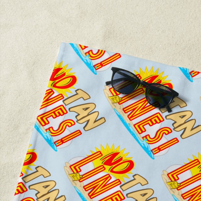 Naturist's/Nudist's, No Tan lines Beach Towel (In Situ)