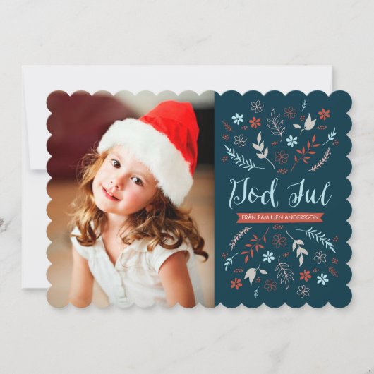 Naturlig jul hälsning (Front)