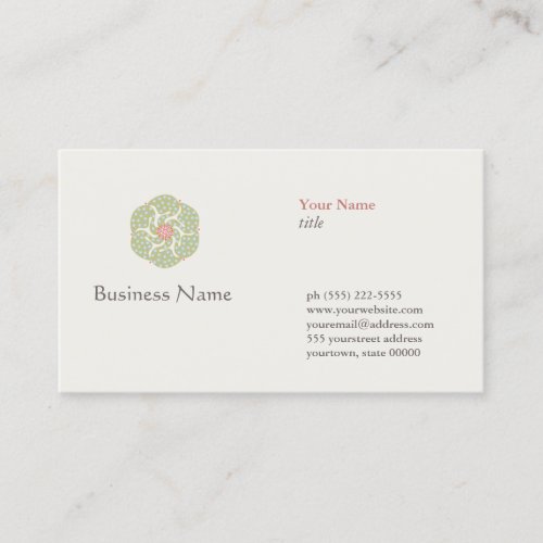 Naturopath Natural Holistic Health Healer Business Cards