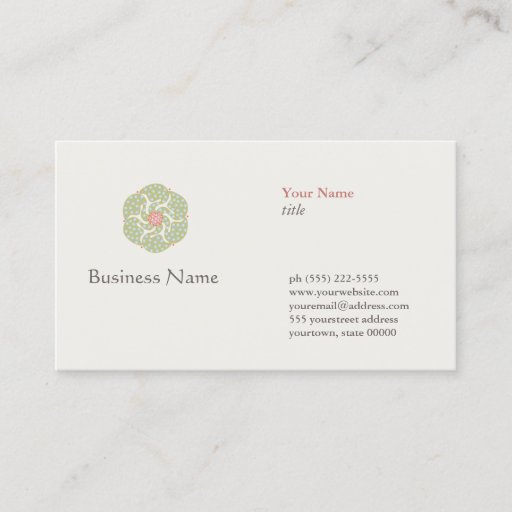 Customizable Naturopath Natural Holistic Health Healer Business Cards