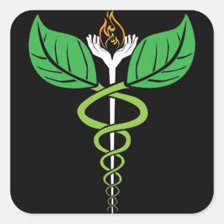 Naturopathic Caduceus Sticker