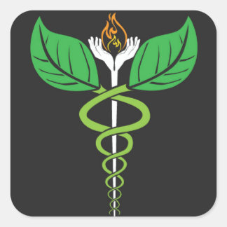Naturopathic Caduceus Sticker