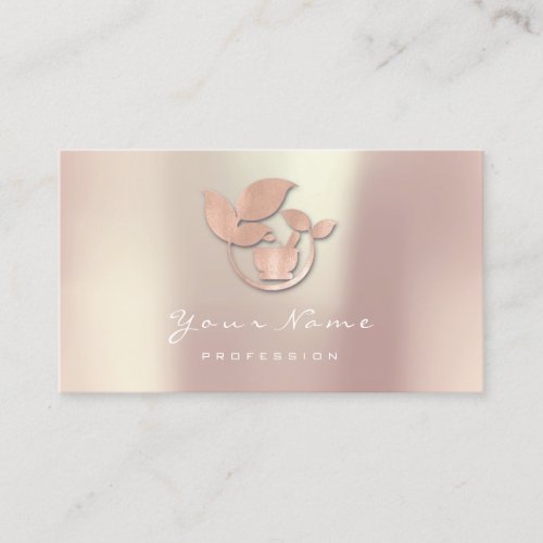 Naturotherapy Healthy Diet Ayurveda Herbal Logo Appointment Card