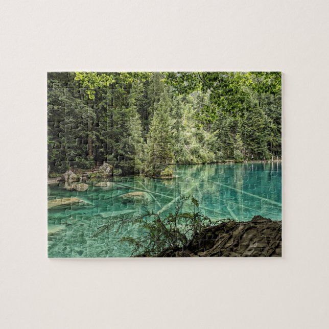 Naturpark Blausee Lake Jigsaw Puzzle (Horizontal)