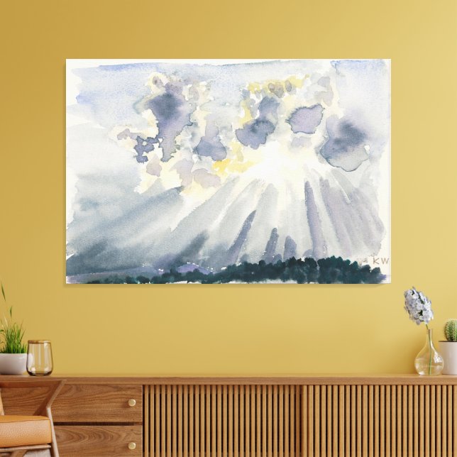 Naturstudie XXVI Canvas Print (Insitu(LivingRoom))