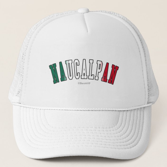Naucalpan in Mexico National Flag Colors Trucker Hat