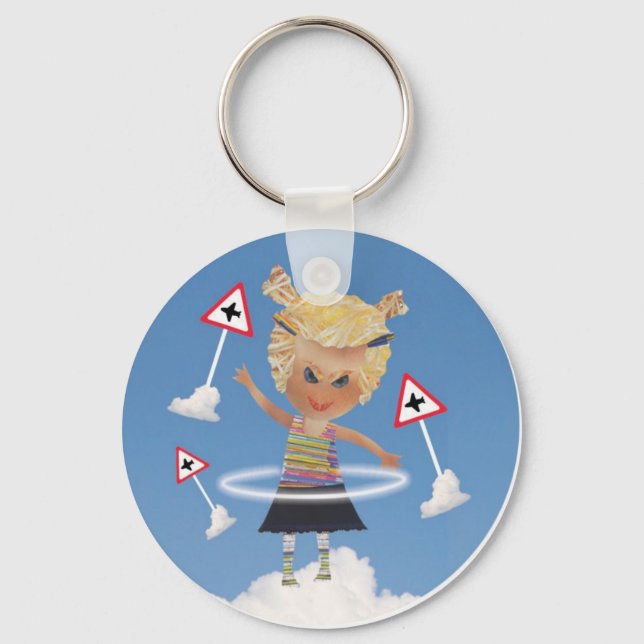 Naught child! keychain (Front)
