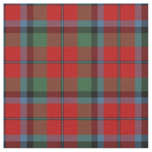 Naughton - MacNaughton Tartan Pattern Red Plaid Fabric