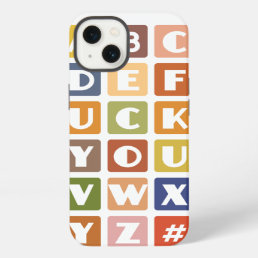 Naughty Alphabets iPhone case-mate 13 Case