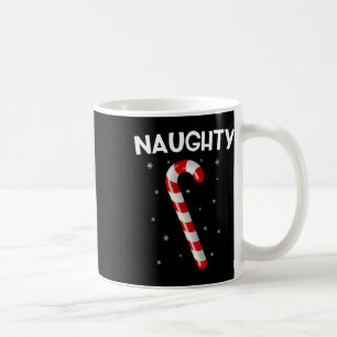Naughty And Nice Matching Couples Christmas Coffee Mug