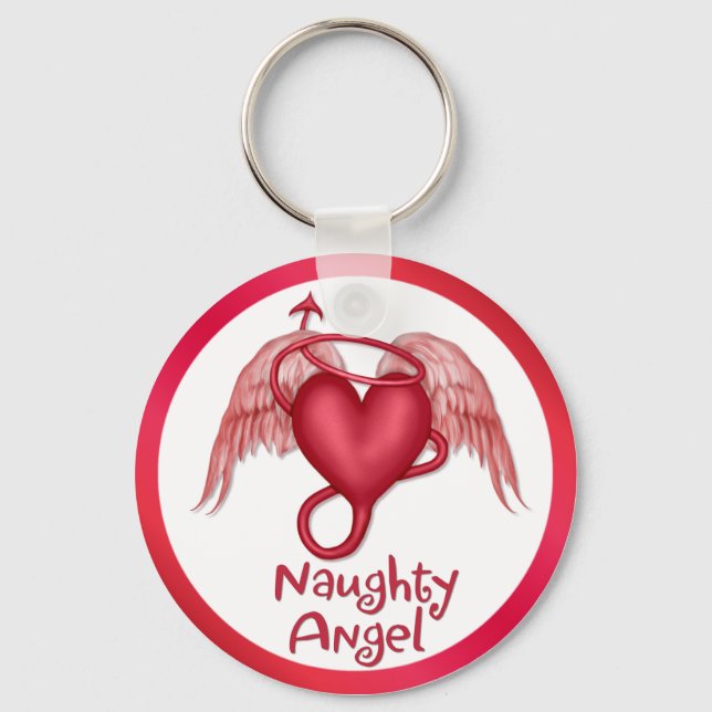 Naughty Angel Keychain (Front)