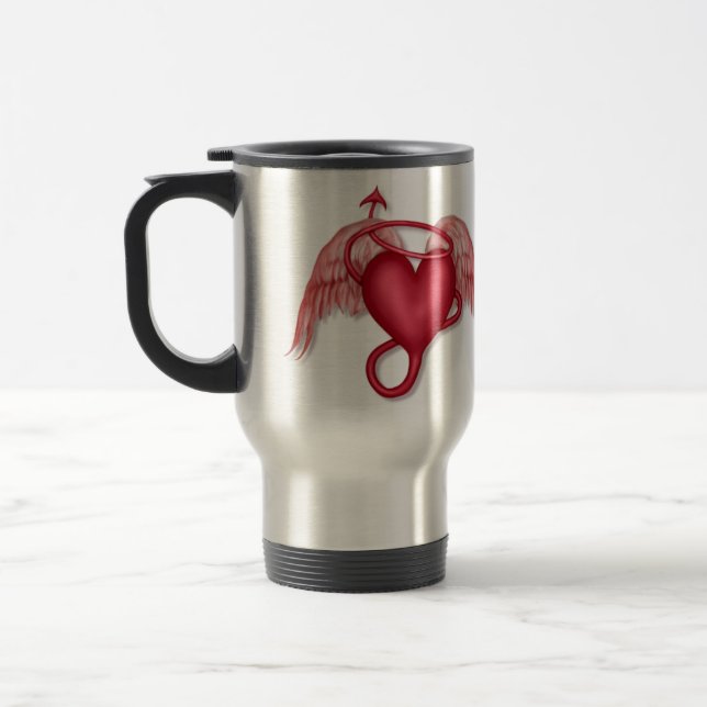 Naughty Angel Travel Mug (Left)