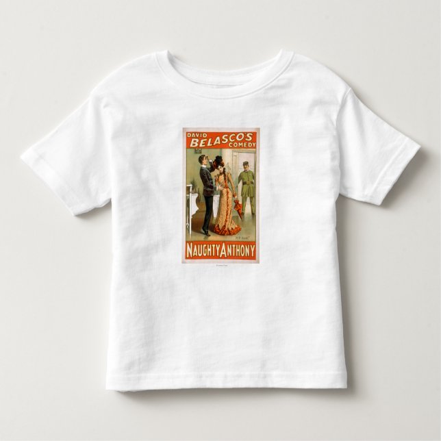 Naughty Anthony "At It Again" Theatre Poster Toddler T-shirt (Front)