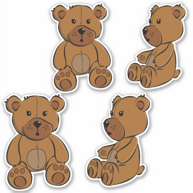 Naughty Bear Sticker (Front)