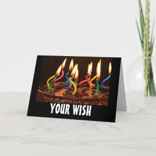 NAUGHTY BIRTHDAY CARDS, YOUR WISH IS MY COMMAND CA CARD