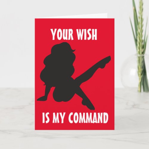 NAUGHTY BIRTHDAY FOR HUSBAND HIM GREETING CARD