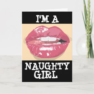 NAUGHTY BIRTHDAY LIPS CARD FOR HUSBAND HIM