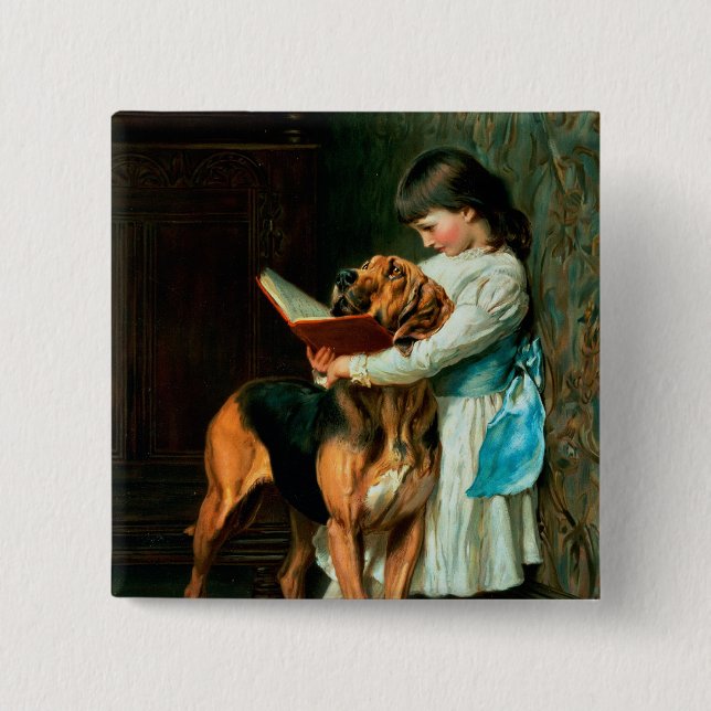 Naughty Boy or Compulsory Education Pinback Button (Front)