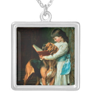 Naughty Boy or Compulsory Education Silver Plated Necklace
