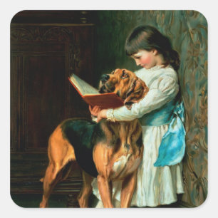 Naughty Boy or Compulsory Education Square Sticker