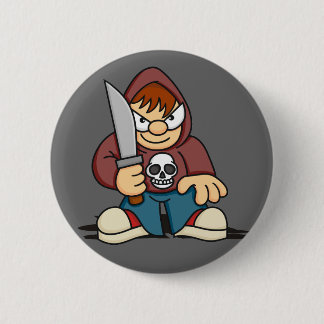Naughty Boy with Knife Button