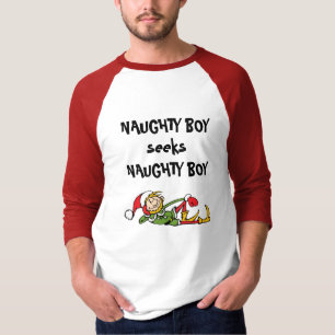 Naughty Boys Holiday Sweatshirt T-Shirt