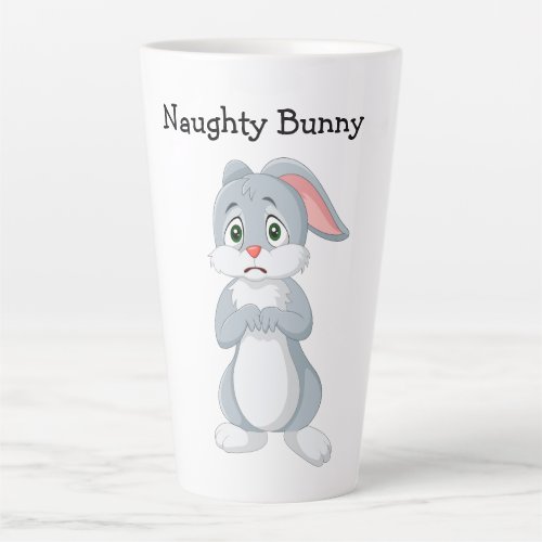 Naughty Bunny Latte Mug