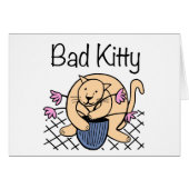 Naughty Cat Cartoon (Front Horizontal)