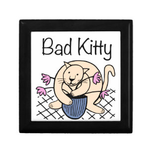 Naughty Cat Cartoon Jewelry Box