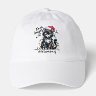 Naughty Cat Christmas Hat – Funny Santa Hat
