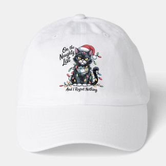 Naughty Cat Christmas Hat – Funny Santa Hat