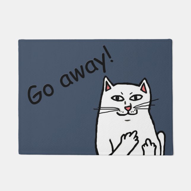 Naughty Cat Doormat (Front)