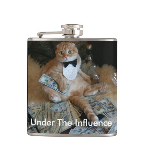 Naughty Cat Flask
