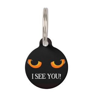 "Naughty cat" Pet ID Tag