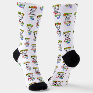 Naughty Caught You Socks