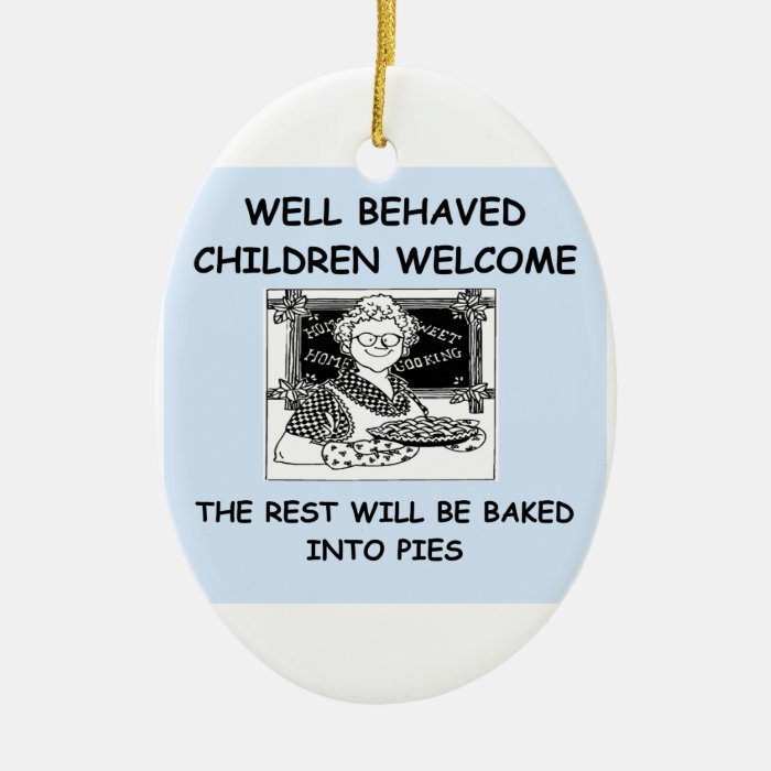 naughty children christmas ornaments