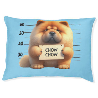 Naughty Chow Chow Pet Bed