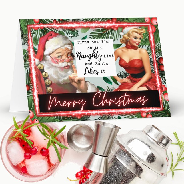 Naughty Christmas Card - Funny - Retro Husband (Creator Uploaded)