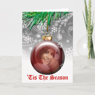 Naughty Christmas Card Humorous Fun Photo Template
